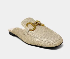 Andromeda Gold Loafers