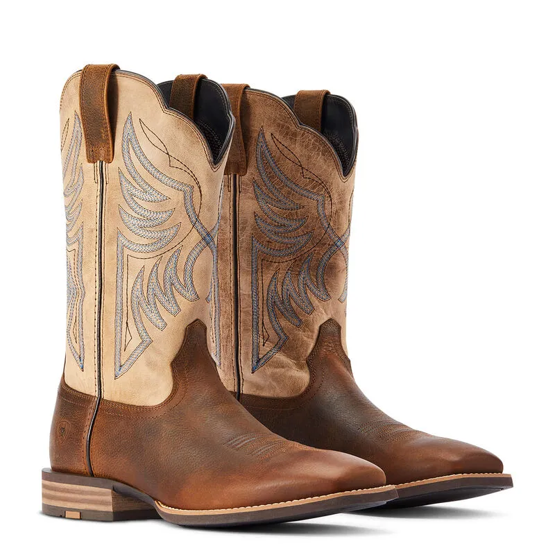 ARIAT MEN’S EVERLITE BLAZIN WESTERN BOOT | WHOLE WHEAT/SAND DOLLAR