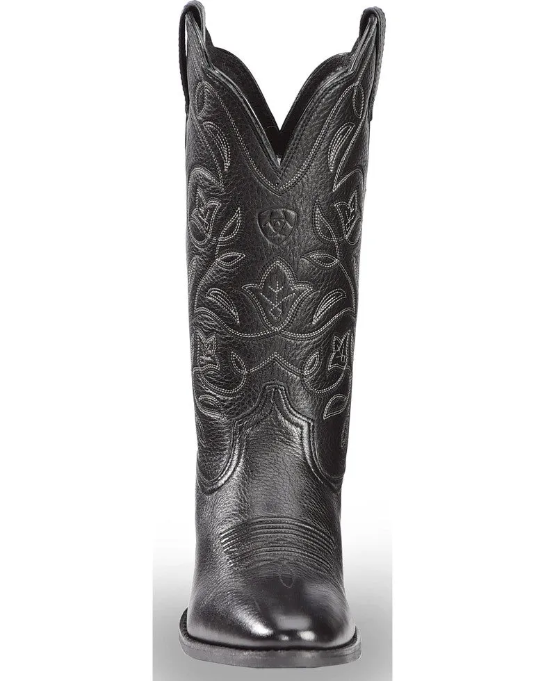 Ariat Women's Black Deertan Cowgirl Boots