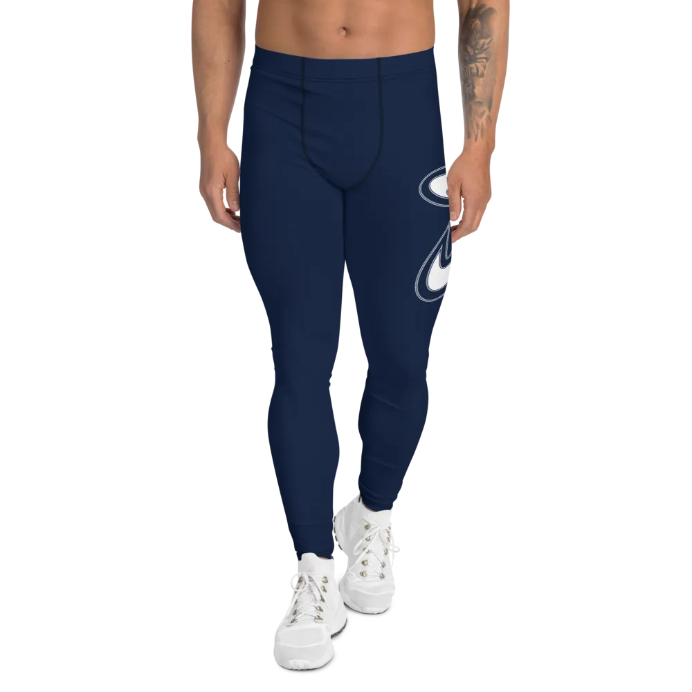 Athletic Apparatus Navy White logo V2 Men's Leggings