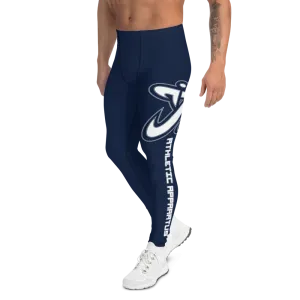 Athletic Apparatus Navy White logo V2 Men's Leggings