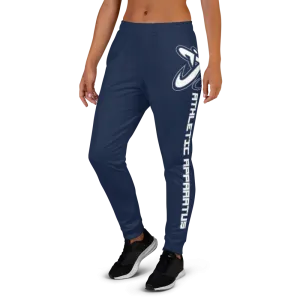 Athletic Apparatus Navy White Logo Women's Joggers