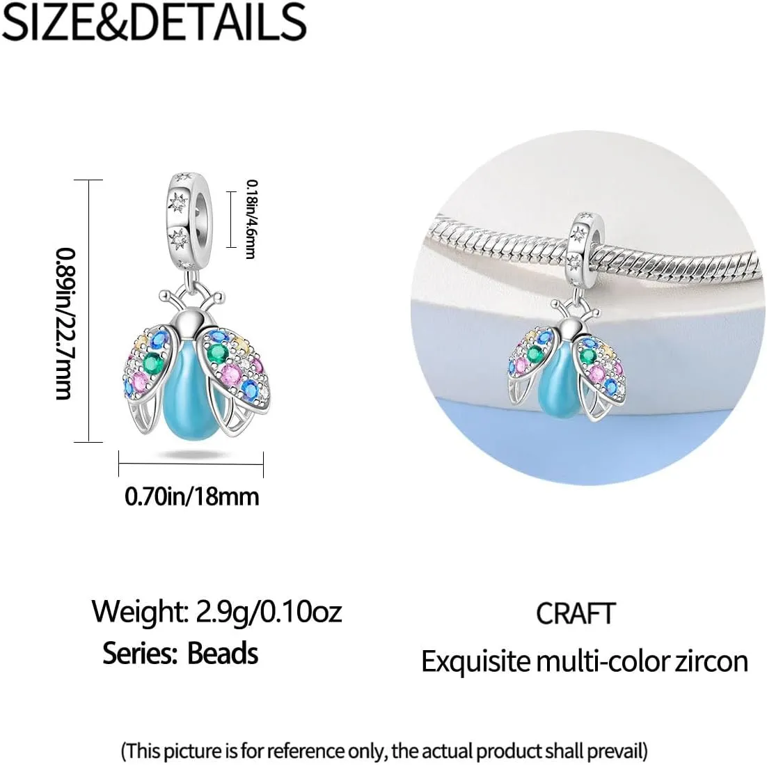 Bell and Santa Claus,Elephant,Squirrel,Statue of Liberty New York City Charm 925 Sterling Silver Forever Charm for Woman,Gifts for Family Bracelet&Necklace