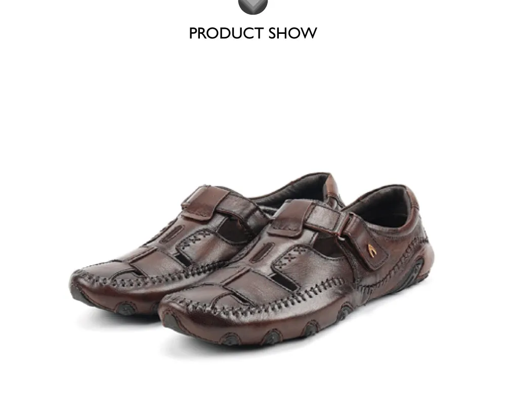 camel active Leather Slip On Shoes Men Brown REMIZ II-872503-AM3SV-33