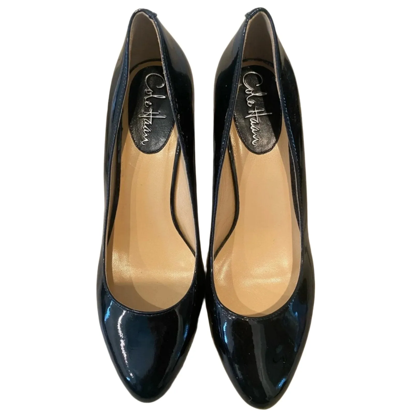 Cole Haan Black Patent Pumps Size 7.5