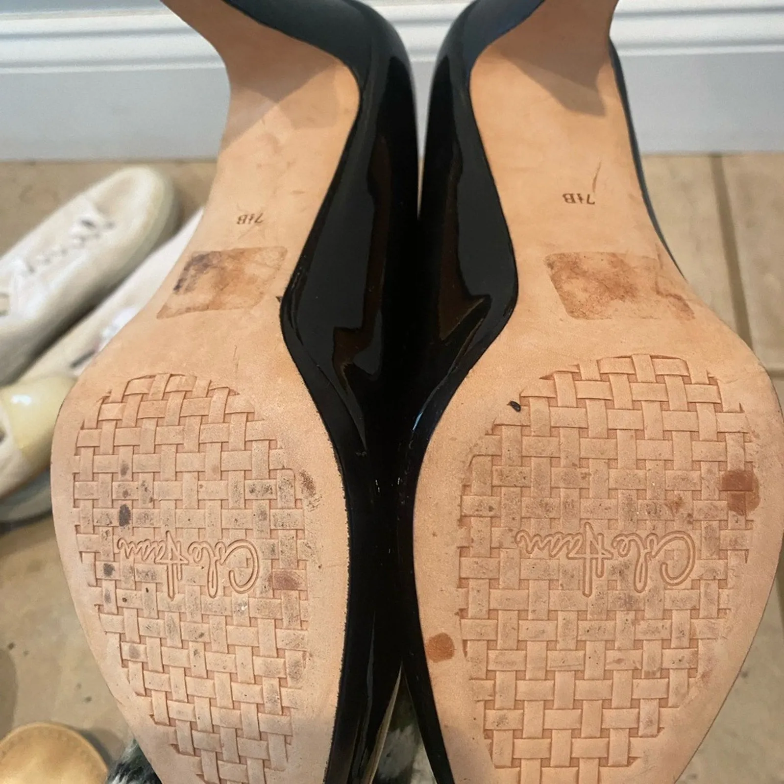 Cole Haan Black Patent Pumps Size 7.5
