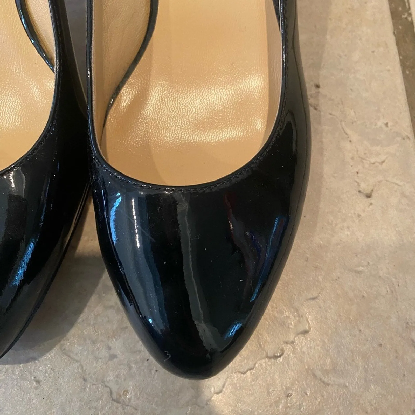 Cole Haan Black Patent Pumps Size 7.5