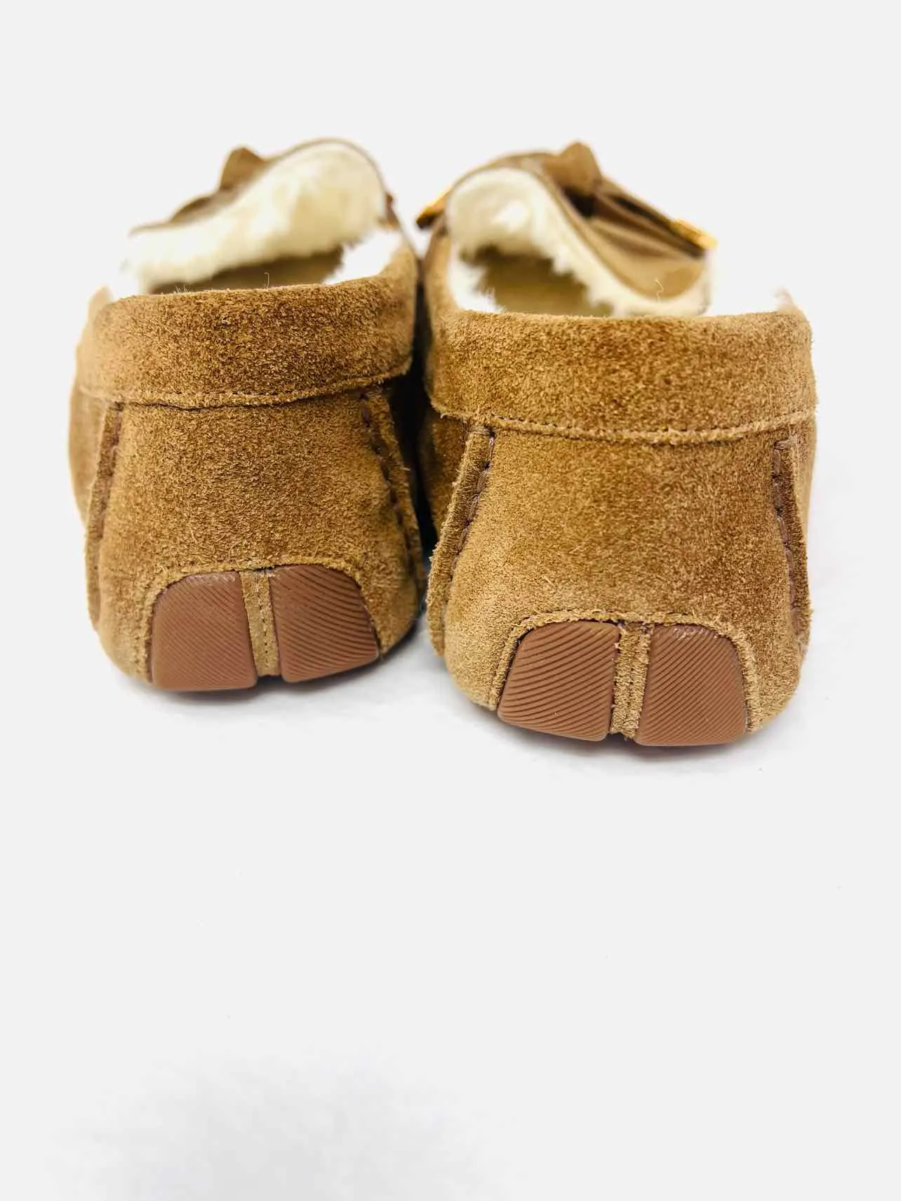 Cole Haan Size 8.5 Tan Suede Bow(s) Shoes Loafers