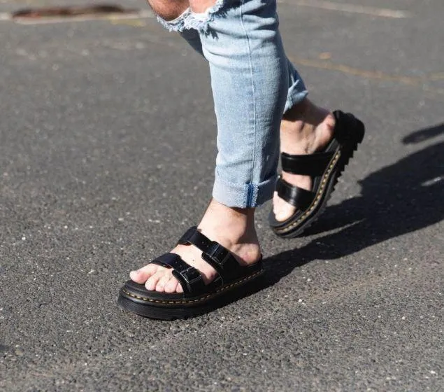 Dr Martens Myles Slide Sandal Black