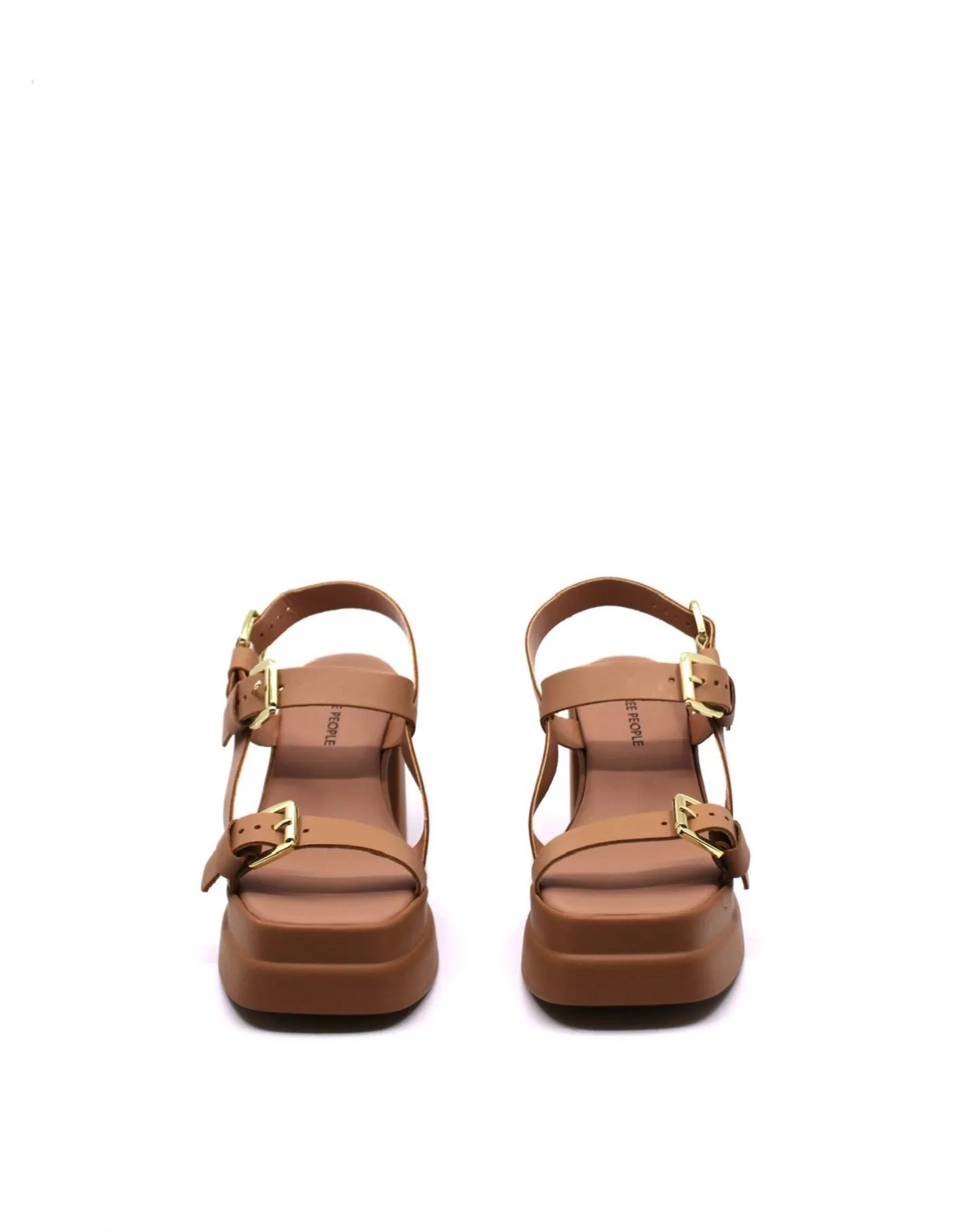 Free People Pamela Double Strap Vachette
