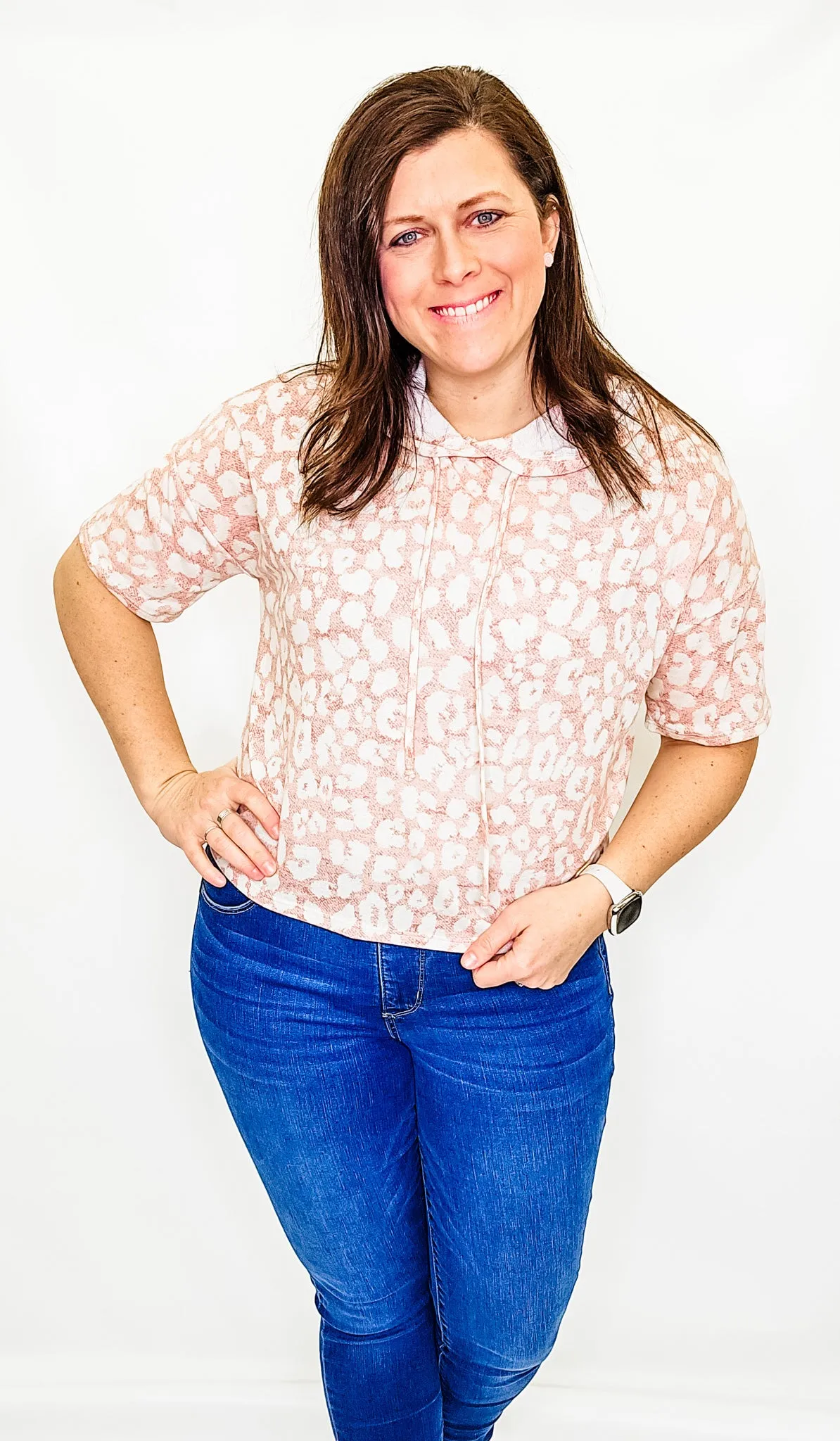Hooded Leopard Short Sleeves - Variety