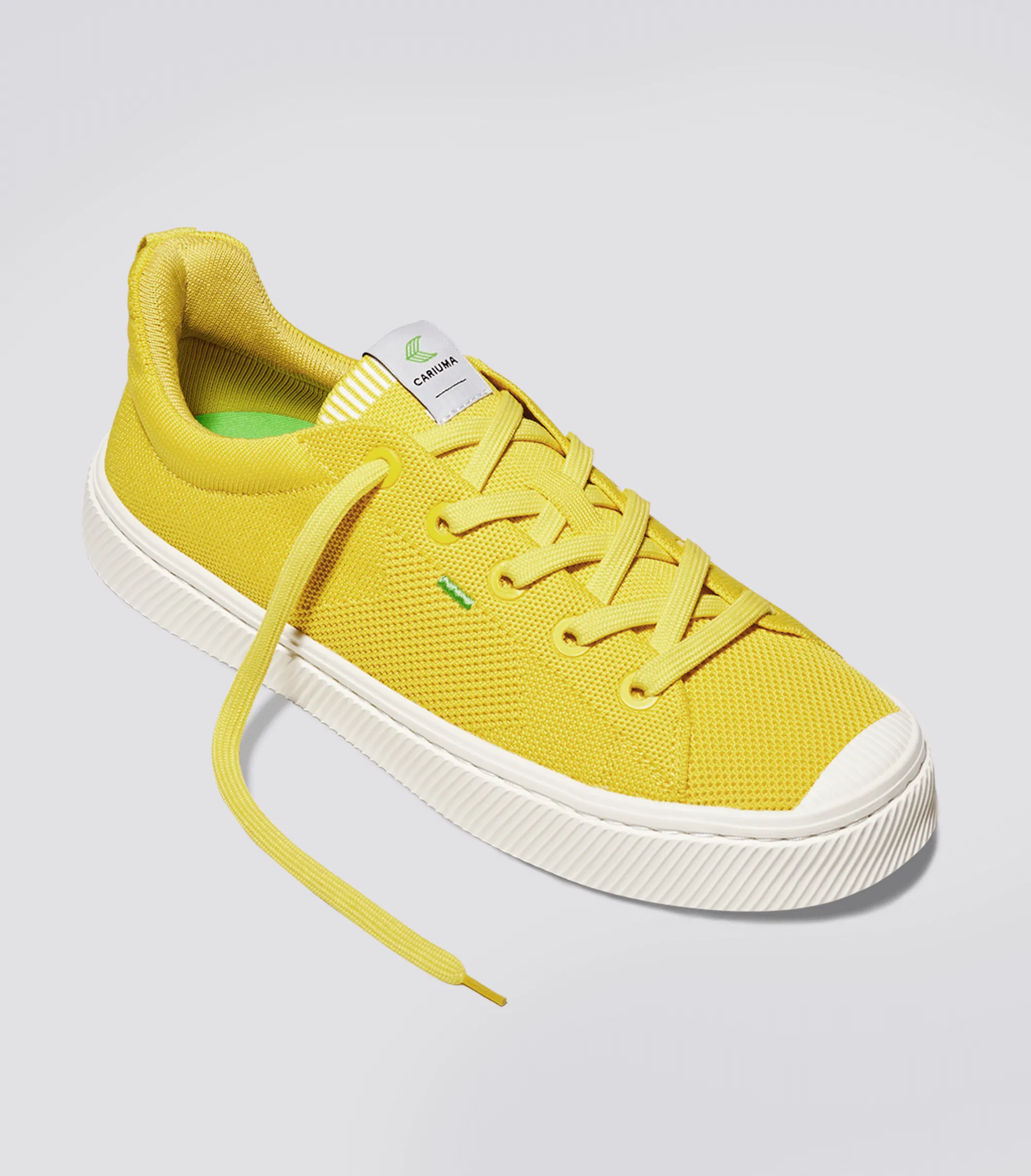 IBI Low Sun Yellow Knit Sneaker Men