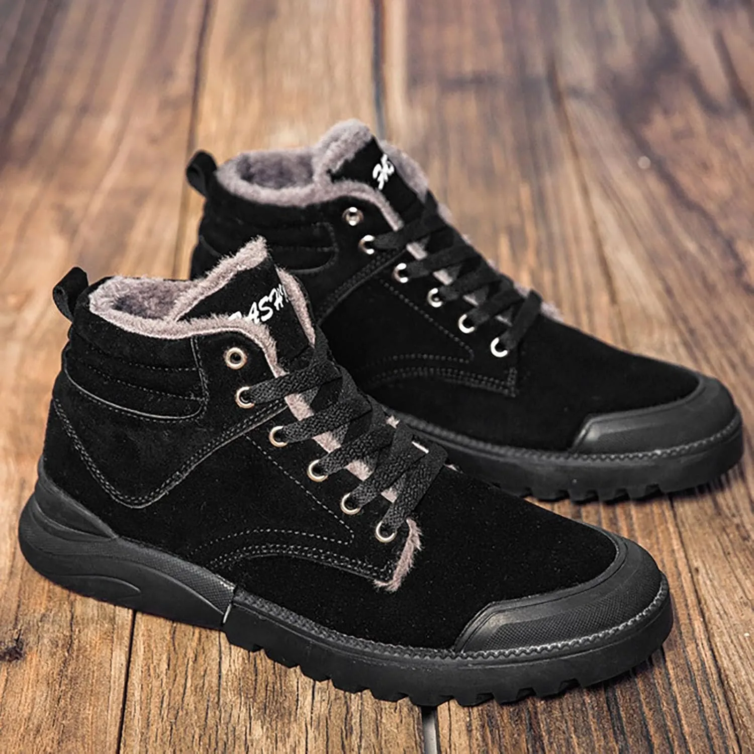Men Work Boots Slip On Hiking Sneakers Shoes with Hook Loop Womens Working Shoes Food Service Waterproof Outdoor Work Botas Lightweight Hike Grounded Footwear