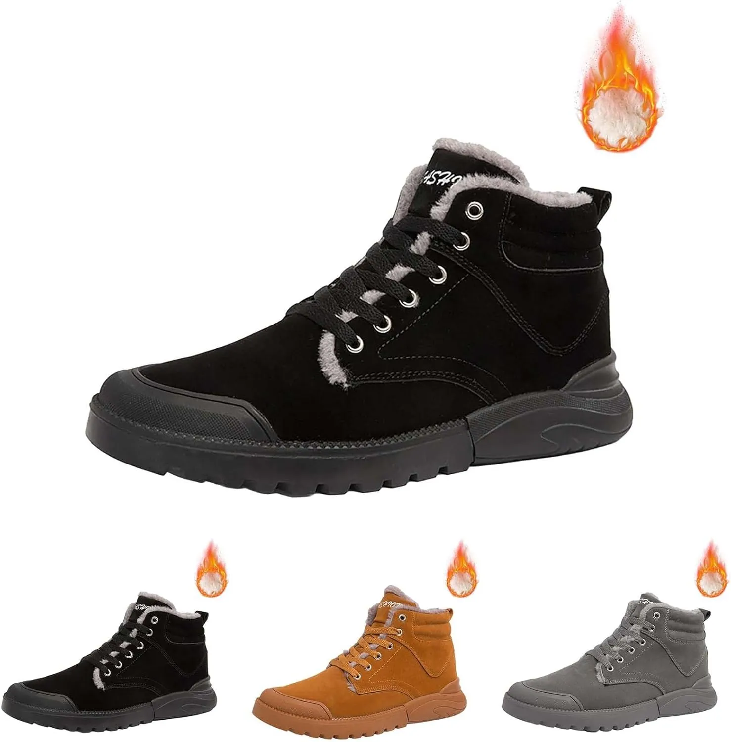 Men Work Boots Slip On Hiking Sneakers Shoes with Hook Loop Womens Working Shoes Food Service Waterproof Outdoor Work Botas Lightweight Hike Grounded Footwear