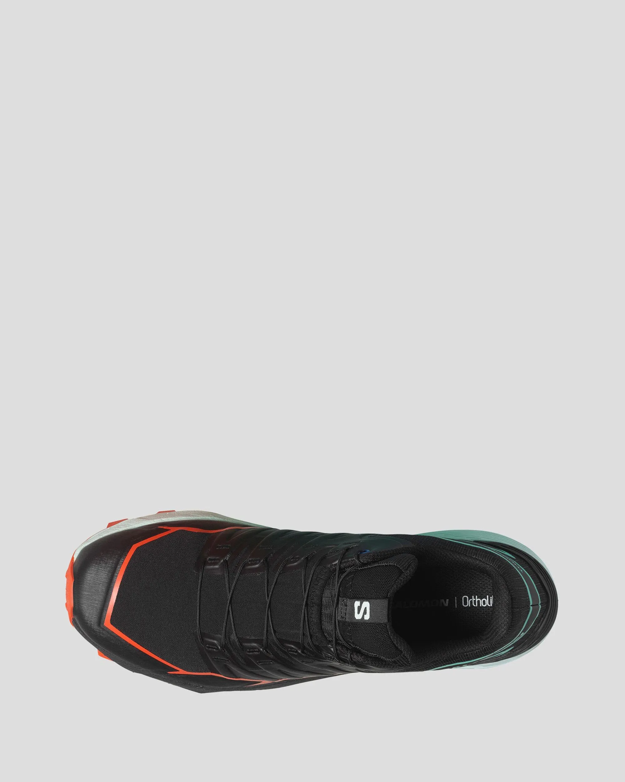Men's Salomon Thundercross Trail Running Shoes - Black/Bay/Cherry Tomato