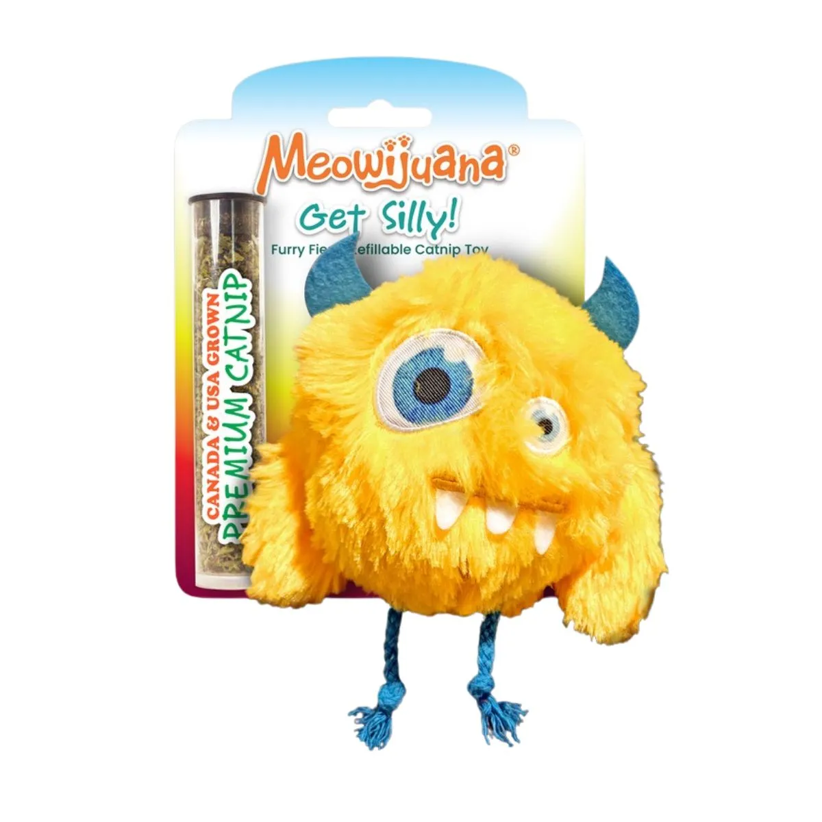Meowijuana Get Silly Refillable Furry Fiend Cat Toy