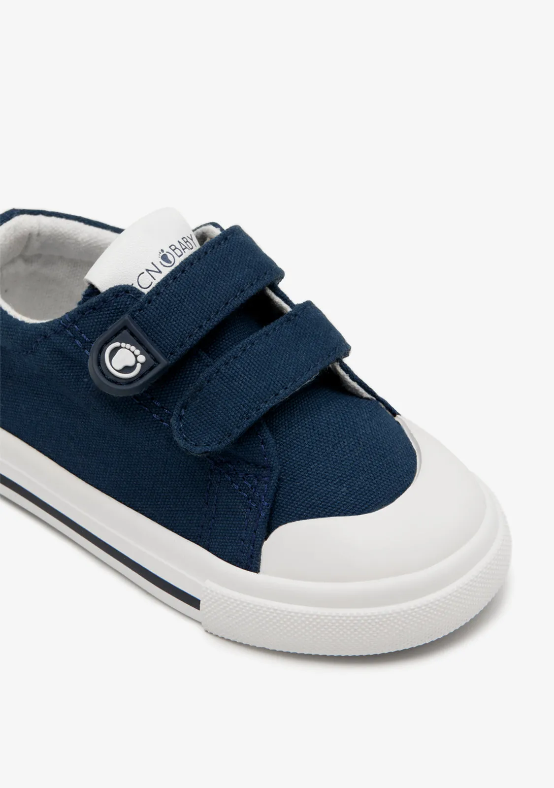 Navy Basic Canvas Respectful Sneakers