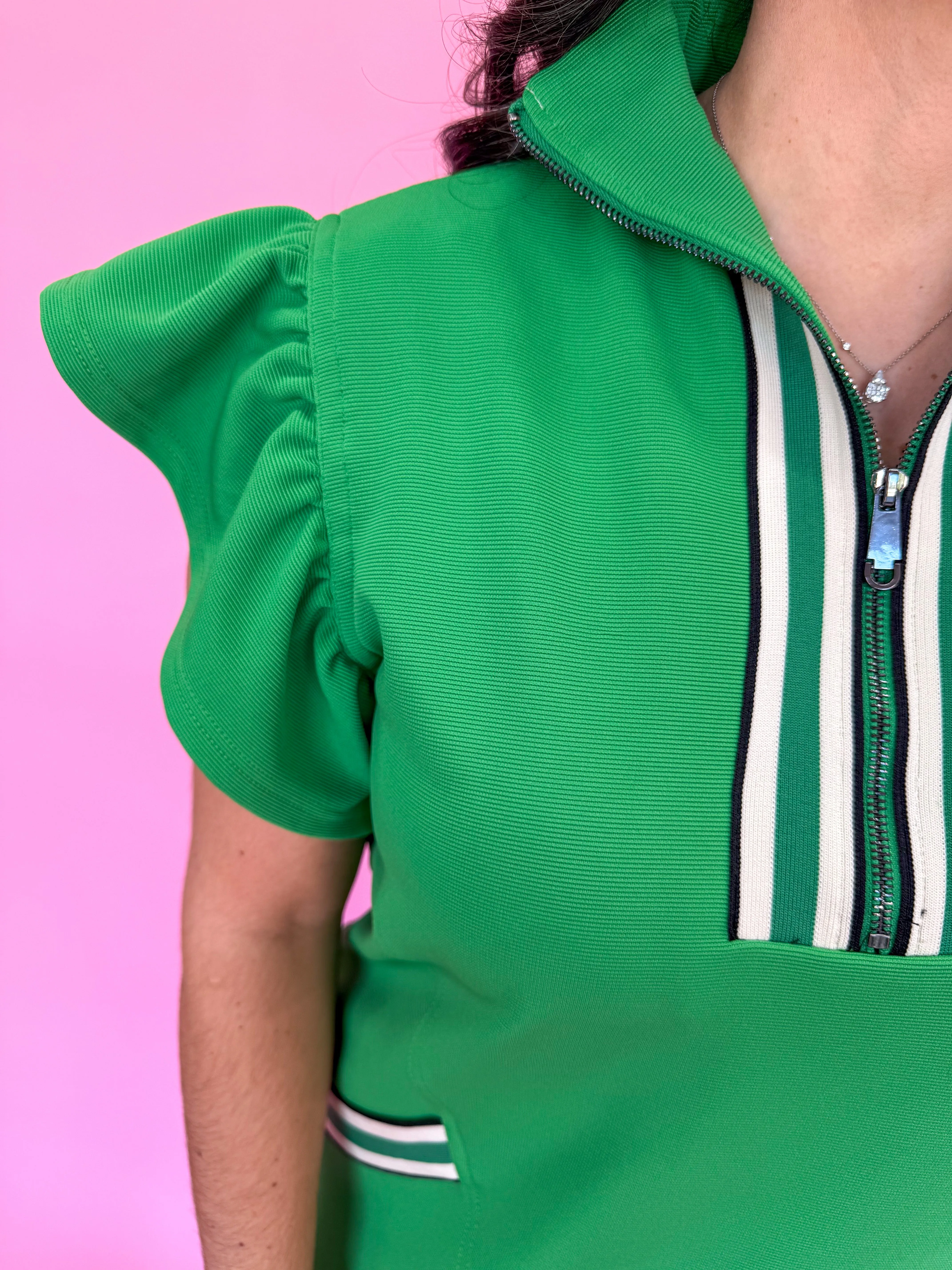 Right On Time Dress - Green