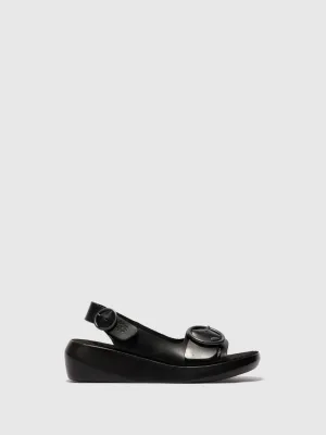Sling-Back Sandals BERK754FLY BRIDLE BLACK