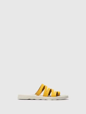 Slip-on Sandals TARI062FLY YELLOW