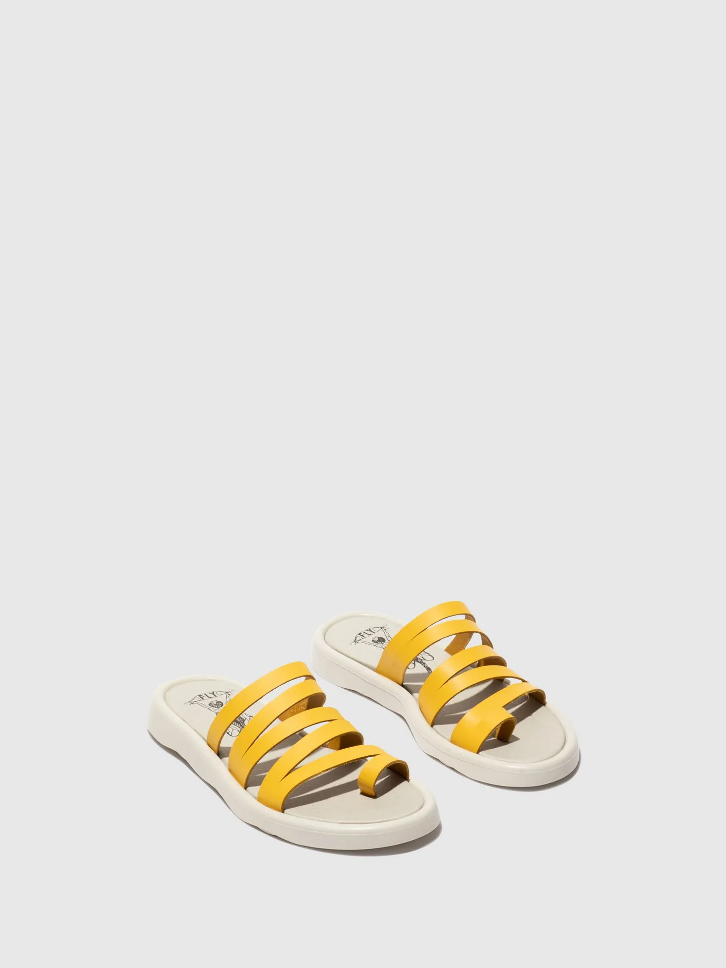 Slip-on Sandals TARI062FLY YELLOW