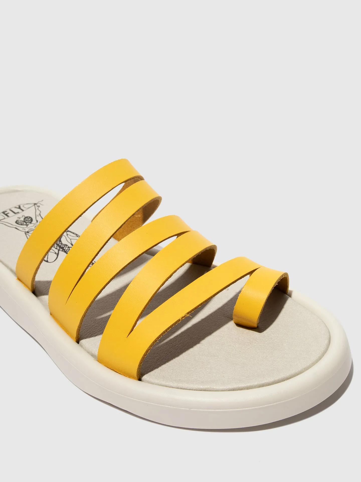 Slip-on Sandals TARI062FLY YELLOW