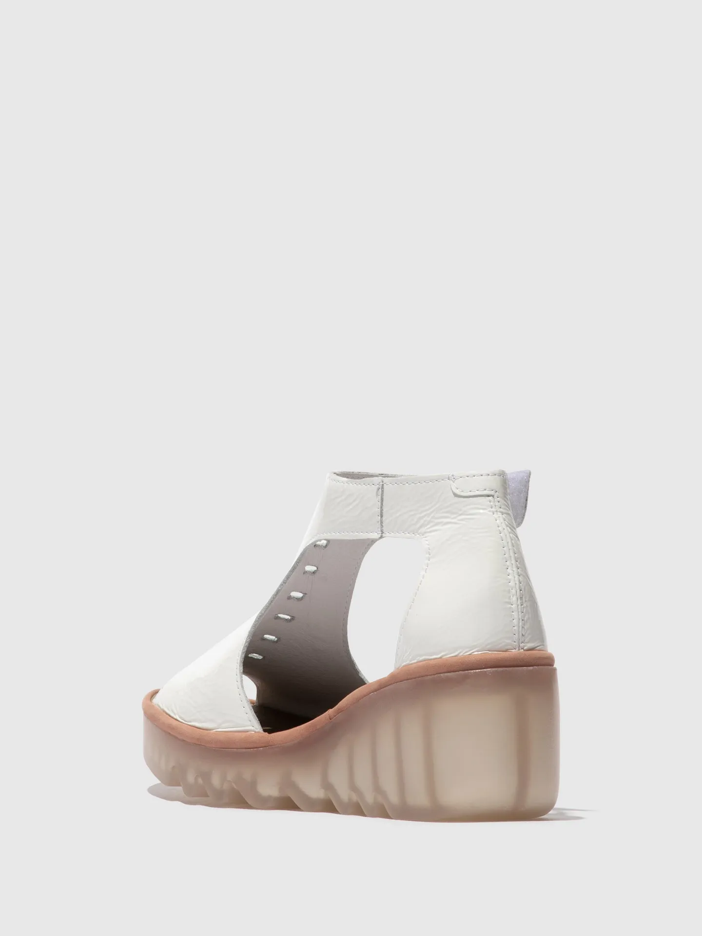 T-Strap Sandals BEZO306FLY OFFWHITE/PINK