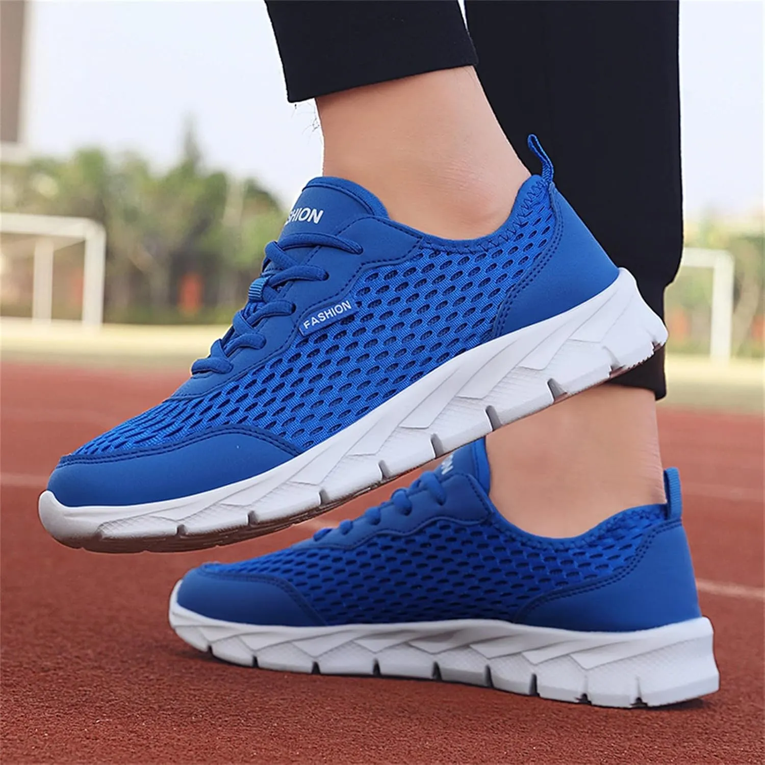 Women's Rhinestone Mesh Slip On Walking Shoes Fashion Breathable Running Shoes for Men Slip On Brown Casual Shoes Slip On Sneakers Brown Tennis Shoe Cross Trainer Shoe
