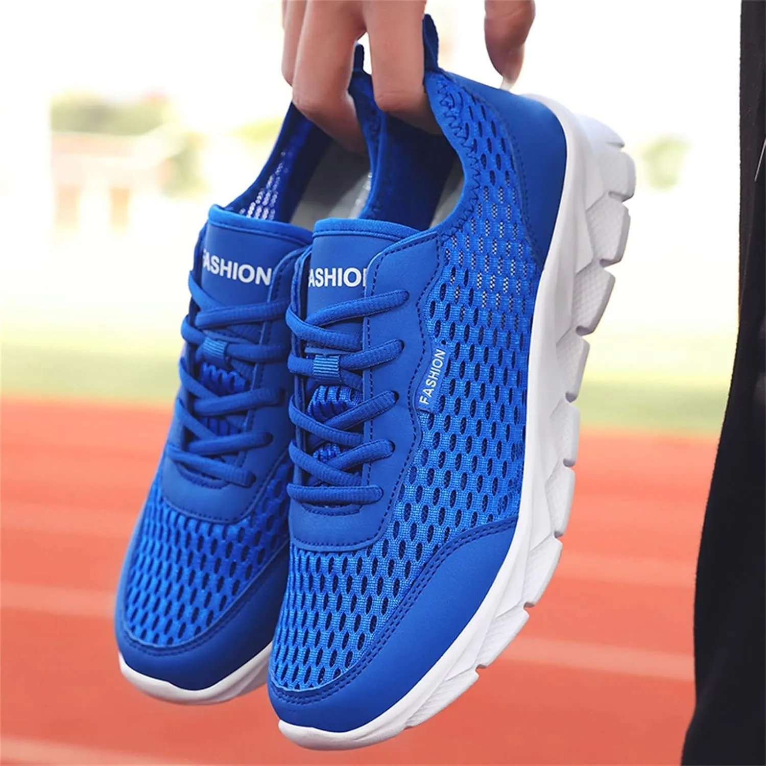 Women's Rhinestone Mesh Slip On Walking Shoes Fashion Breathable Running Shoes for Men Slip On Brown Casual Shoes Slip On Sneakers Brown Tennis Shoe Cross Trainer Shoe